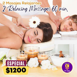 2 Masajes Relajantes Spa Sol y Luna Vallarta