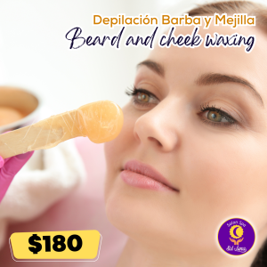 Depilación Barba y Mejilla Spa Sol y Luna Vallarta