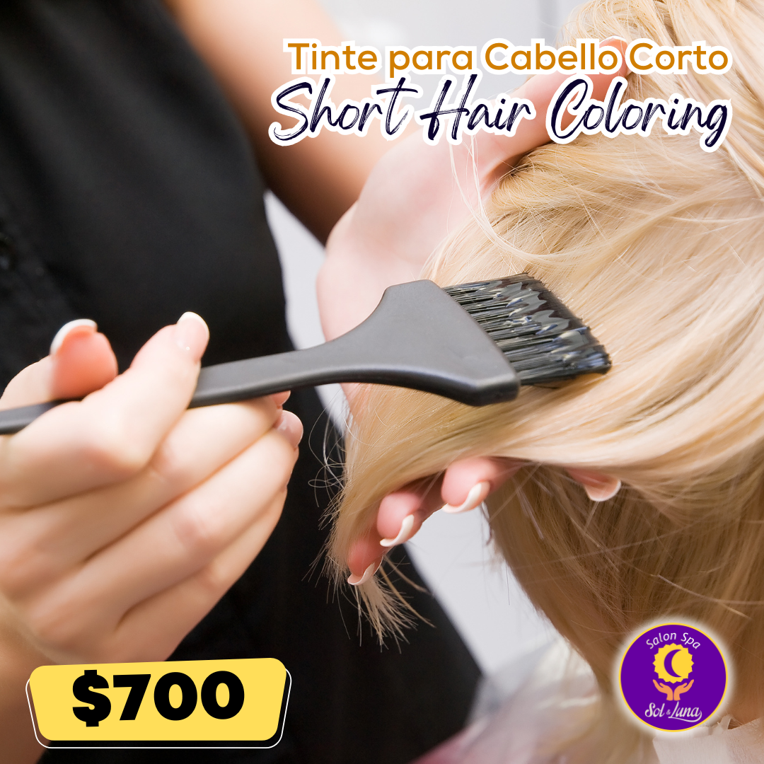 Tinte para Cabello Corto