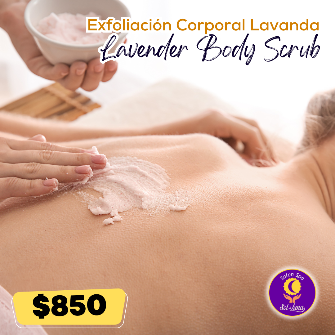 Exfoliación Corporal Lavanda Spa Sol y Luna Puerto Vallarta